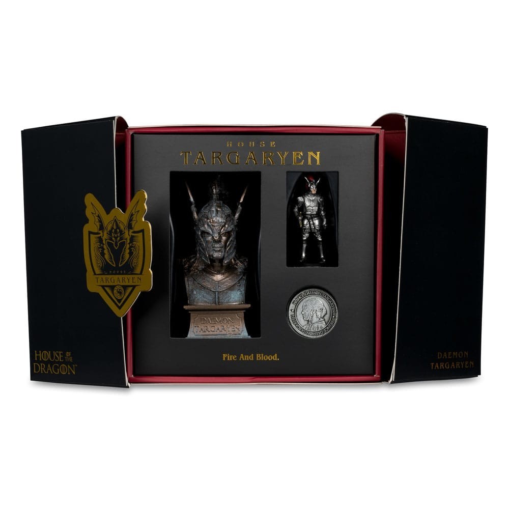 MC FARLANE HOUSE OF THE DRAGON DAEMON TARGARYEN COLLECTOR BOX