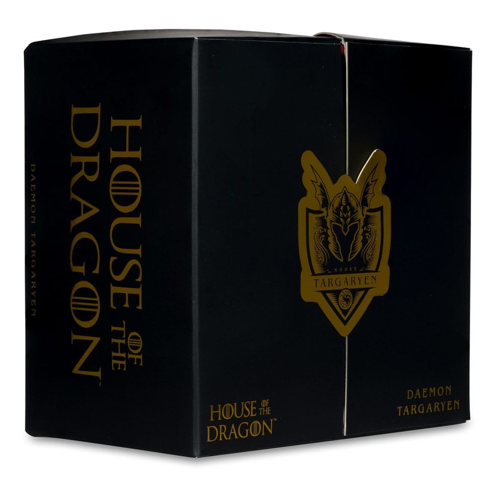 MC FARLANE HOUSE OF THE DRAGON DAEMON TARGARYEN COLLECTOR BOX