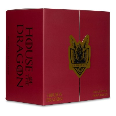 MC FARLANE HOUSE OF THE DRAGON RHAENYRA TARGARYEN COLLECTOR BOX