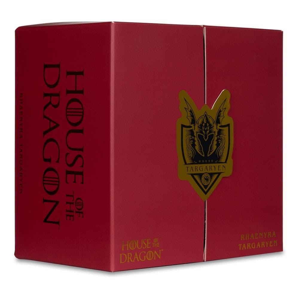 MC FARLANE HOUSE OF THE DRAGON RHAENYRA TARGARYEN COLLECTOR BOX