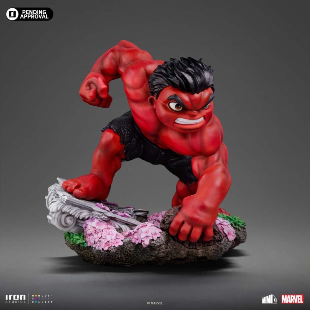 IRON STUDIOS CAPTAIN AMERICA 4 RED HULK MINICO FIGURE STATUE