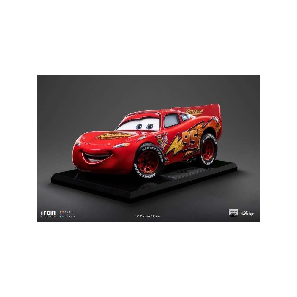 IRON STUDIOS CARS LIGHTNING MCQUEEN BDS ART SCALE 1/10 STATUE