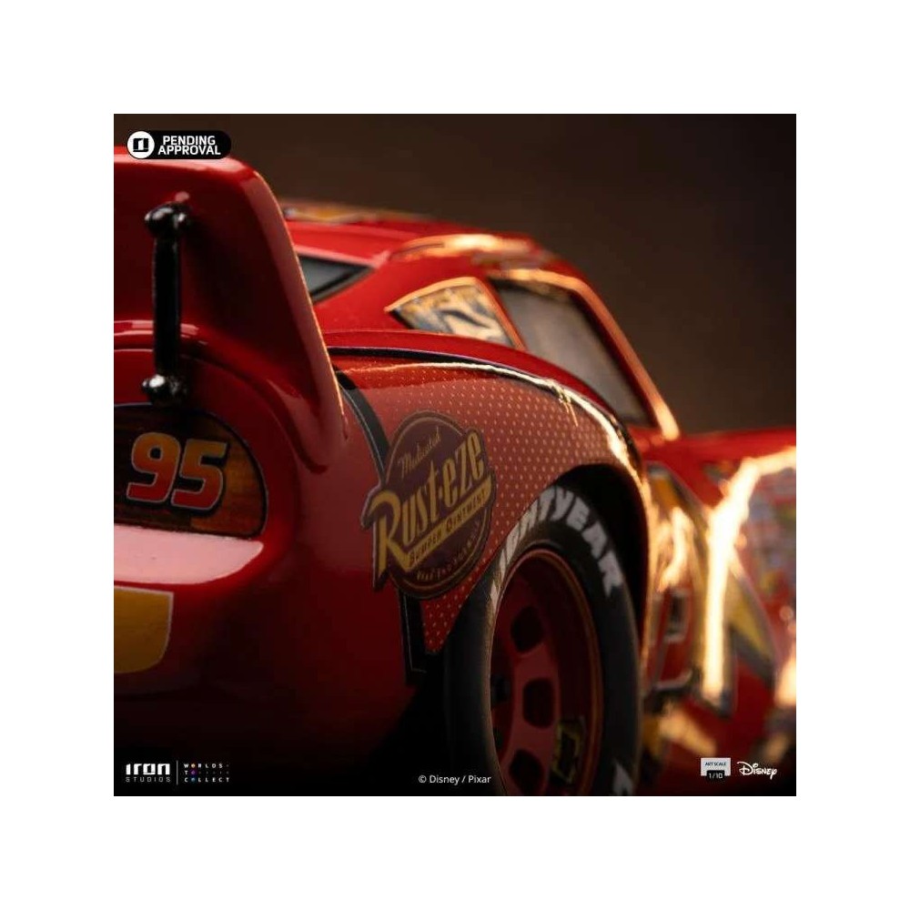 CARS LIGHTNING MCQUEEN BDS ART SCALE 1/10 STATUA FIGURE IRON STUDIOS