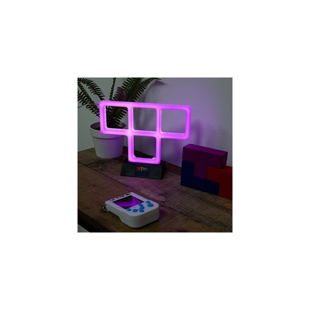 FIZZ CREATIONS TETRIS T-TETRIMINO NEON LIGHT