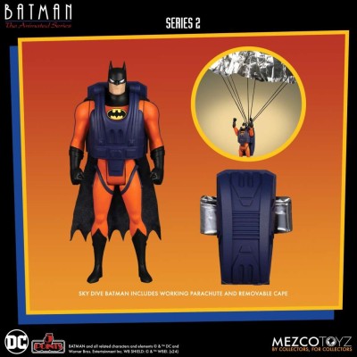 BATMAN THE ANIMATED SERIES 2 5 POINTS SET 4X ACTION FIGURES MEZCO TOYS