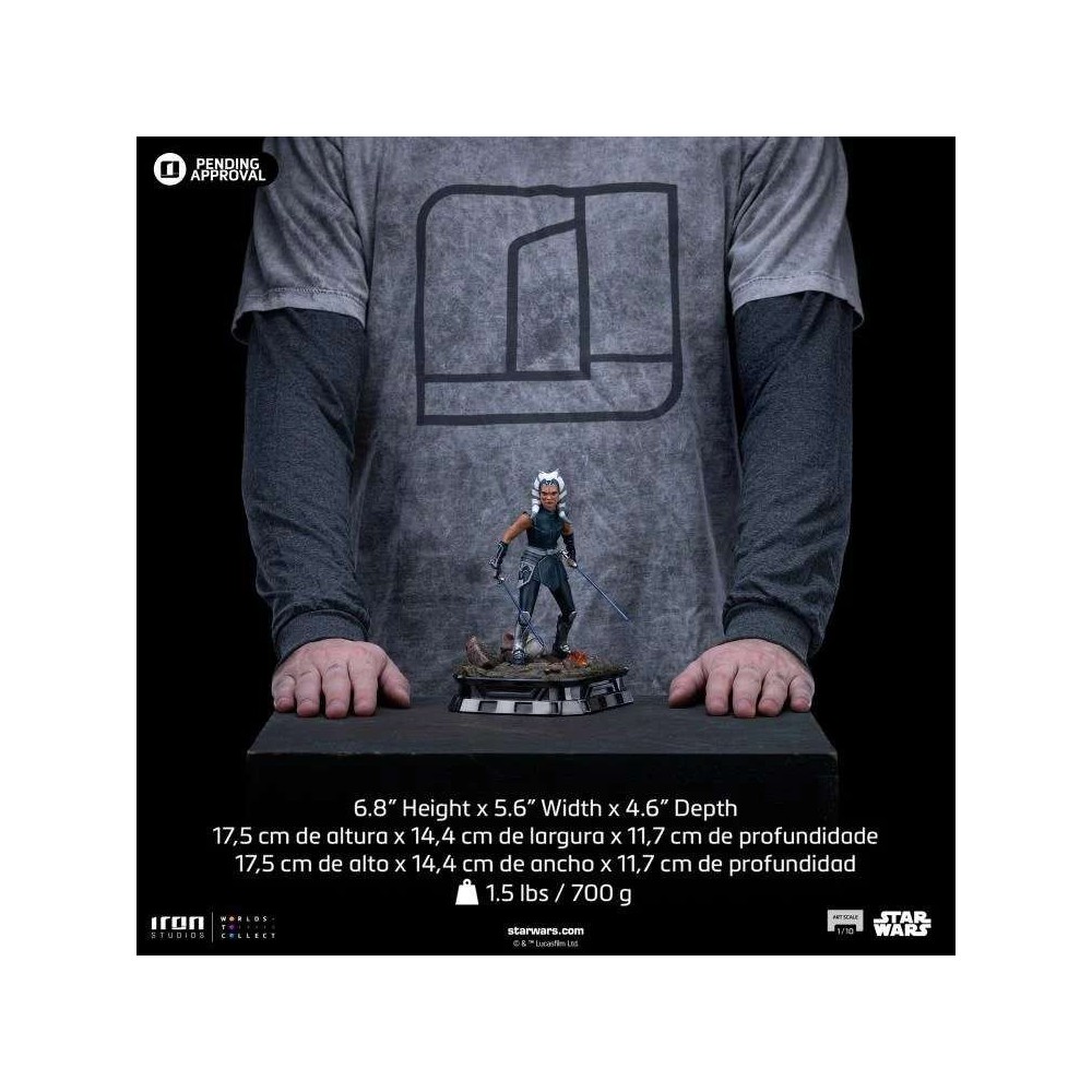 IRON STUDIOS STAR WARS AHSOKA CHILD VER. ART SCALE 1/10 RESIN STATUE FIGURE