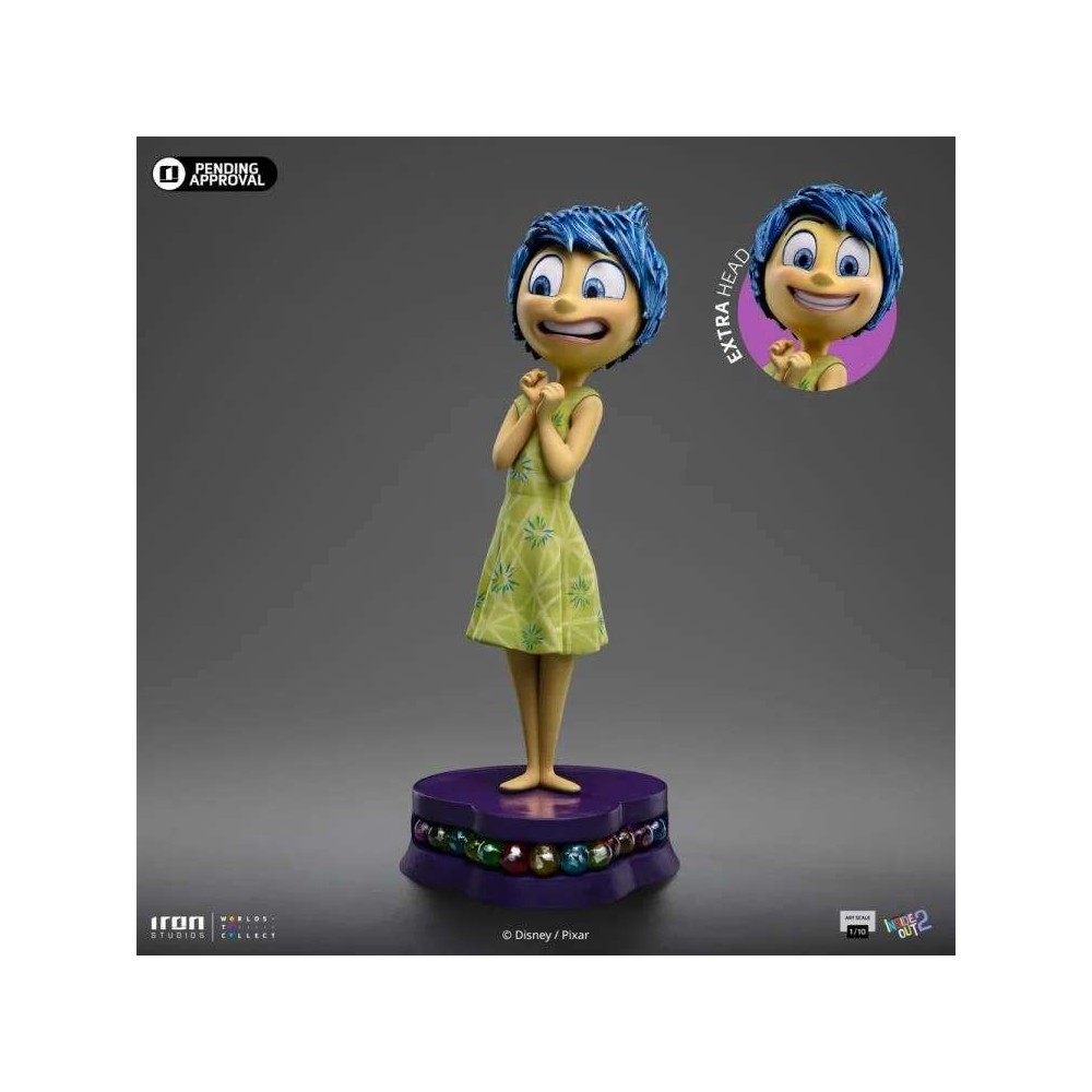INSIDE OUT 2 JOY ART SCALE 1/10 STATUA FIGURE IRON STUDIOS