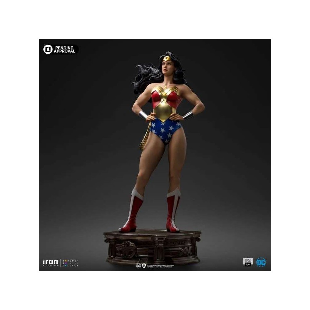 IRON STUDIOS WONDER WOMAN DC TRINITY LEGACY REPLICA 1/4 RESIN STATUE FIGURE