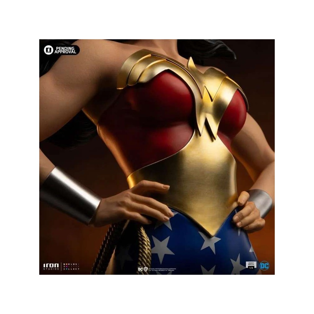 IRON STUDIOS WONDER WOMAN DC TRINITY LEGACY REPLICA 1/4 RESIN STATUE FIGURE