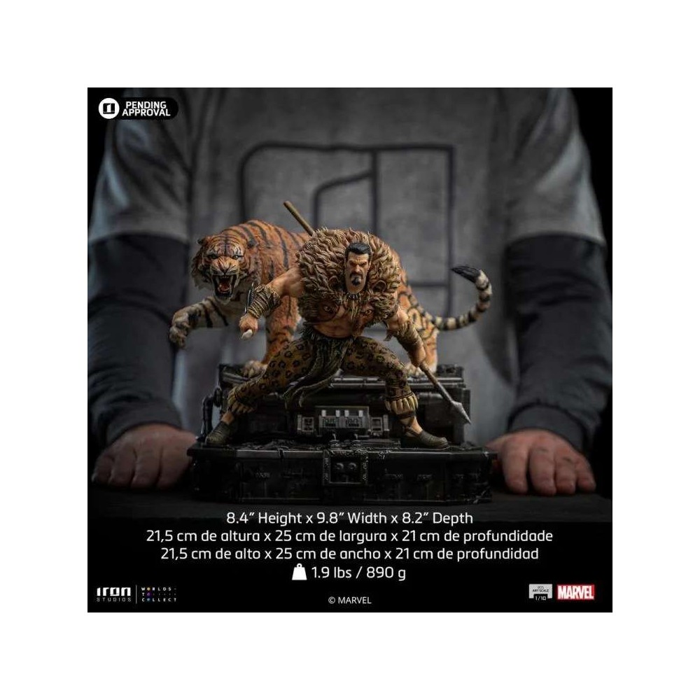 IRON STUDIOS SPIDER-MAN VS VILLAINS KRAVEN BDS ART SCALE DELUXE STATUE