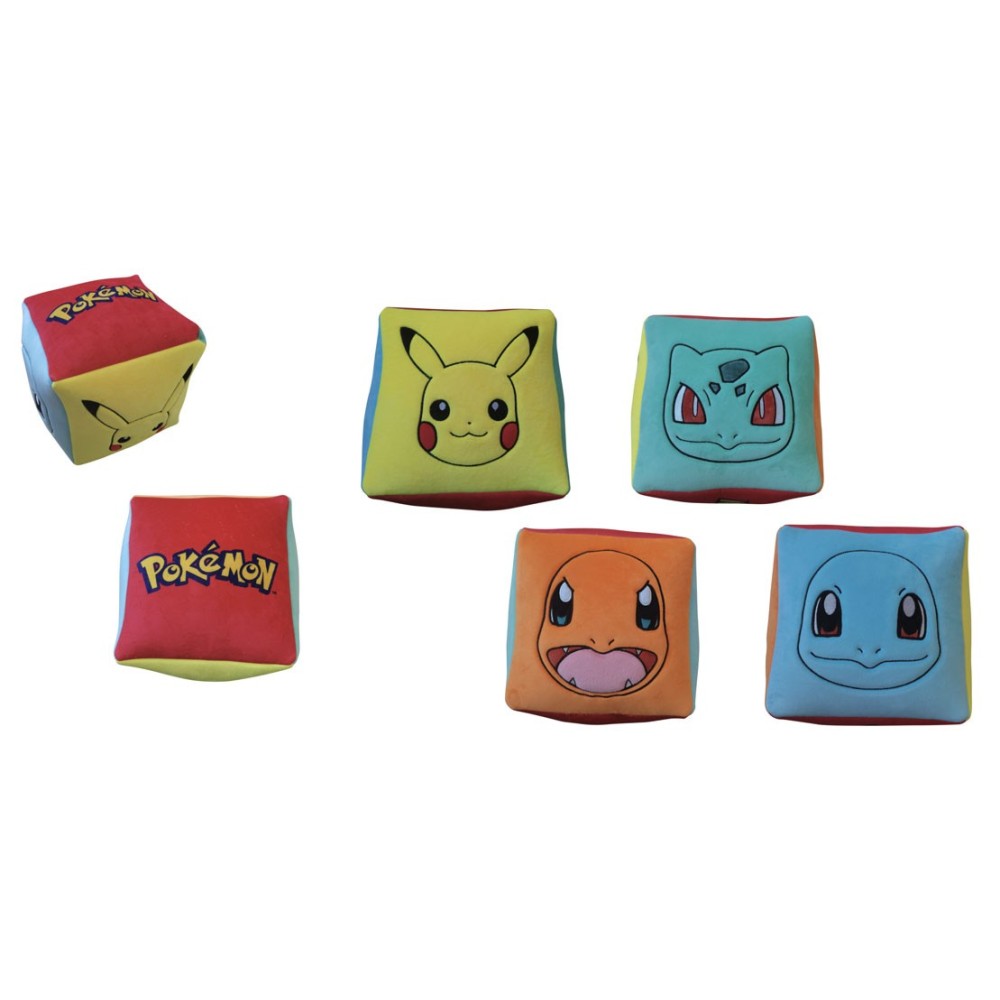 LYO POKEMON STARTERS 25CM PLUSH CUBE