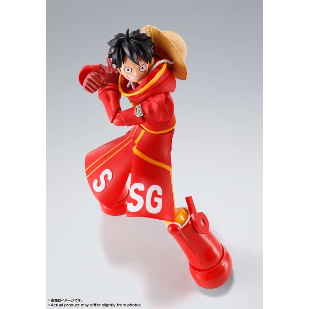 BANDAI ONE PIECE S.H. FIGUARTS MONKEY D. LUFFY FUTURE ISLAND EGGHEAD ACTION FIGURE