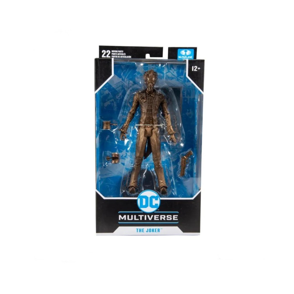 MC FARLANE DC MULTIVERSE BATMAN ARKHAM ASYLUM THE JOKER BRONZE VARIANT ACTION FIGURE
