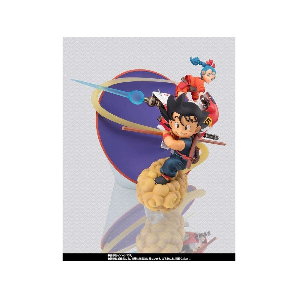 DRAGON BALL SON GOKU & BULMA FIGUARTS ZERO STATUA FIGURE BANDAI