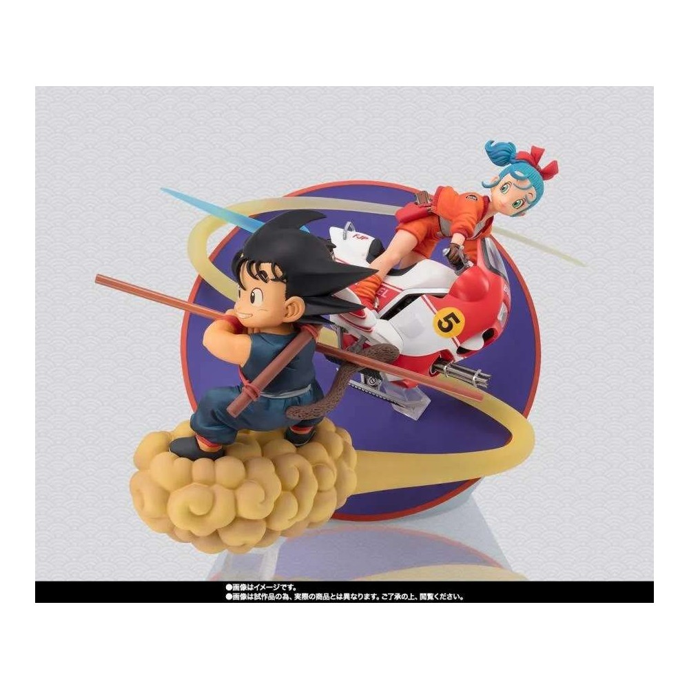 DRAGON BALL SON GOKU & BULMA FIGUARTS ZERO STATUA FIGURE BANDAI