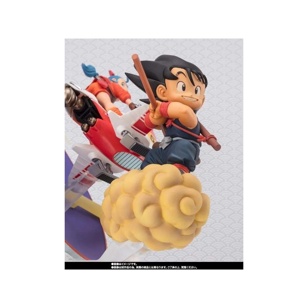 DRAGON BALL SON GOKU & BULMA FIGUARTS ZERO STATUA FIGURE BANDAI