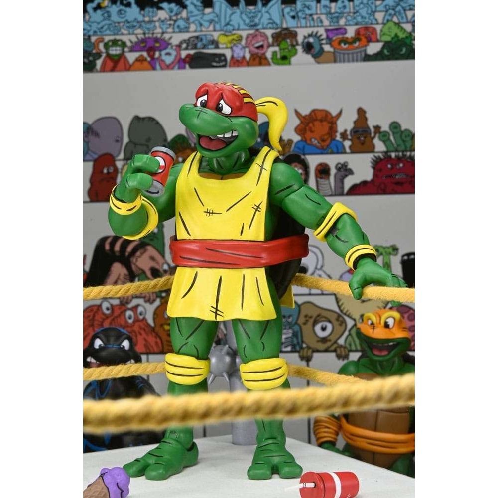 TEENAGE MUTANT NINJA TURTLES ARCHIE COMICS WRESTLING TURTLES 4-PACK ACTION FIGURE NECA