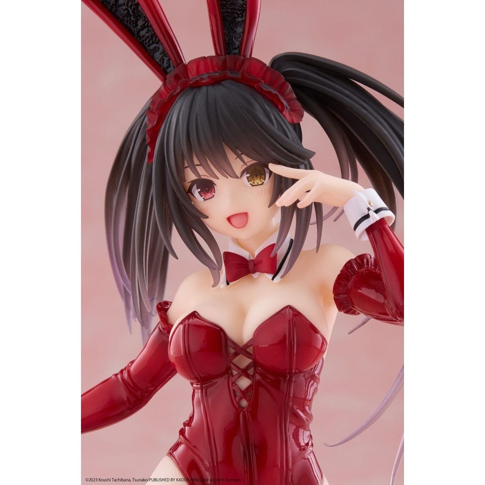 TAITO DATE A LIVE V DESKTOP CUTE KURUMI TOKISAKI BUNNY VER STATUE FIGURE