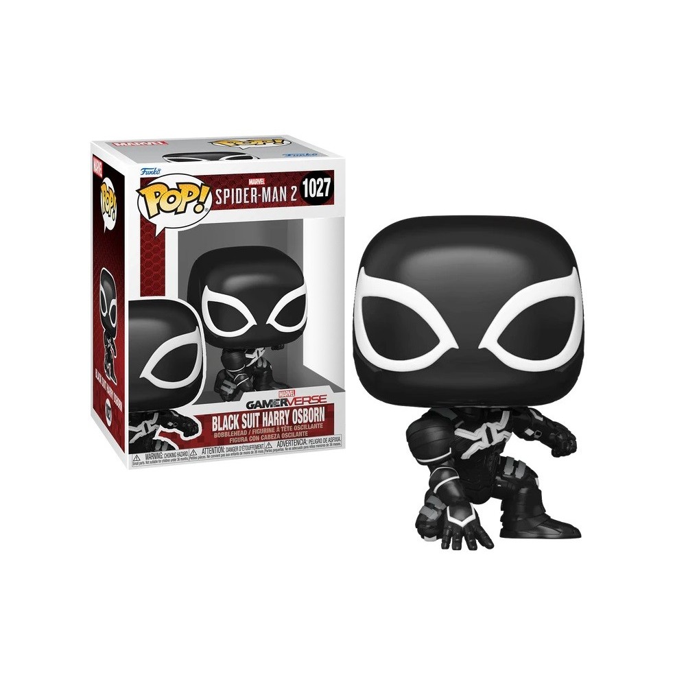 FUNKO FUNKO POP! SPIDER-MAN 2 GAMERVERSE BLACK SUIT HARRY OSBORN BOBBLE HEAD FIGURE