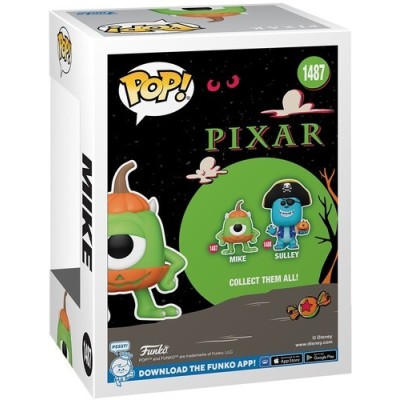 FUNKO FUNKO POP! PIXAR MONSTERS MIKE HALLOWEEN BOBBLE HEAD FIGURE