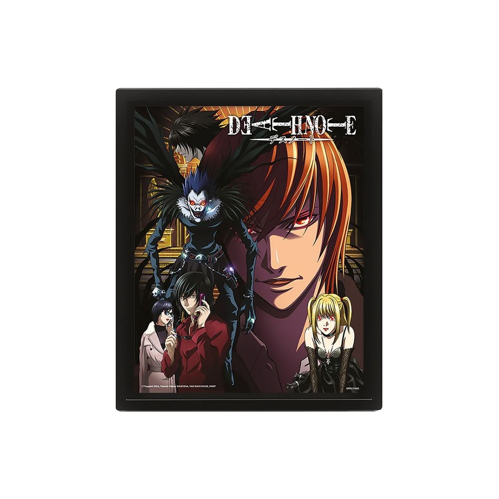 DEATH NOTE LENTICULAR 3D POSTER 25X20CM PYRAMID INTERNATIONAL