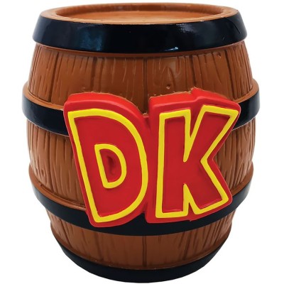 DONKEY KONG DK BARREL SHAPED MONEY BANK SALVADANAIO PYRAMID INTERNATIONAL