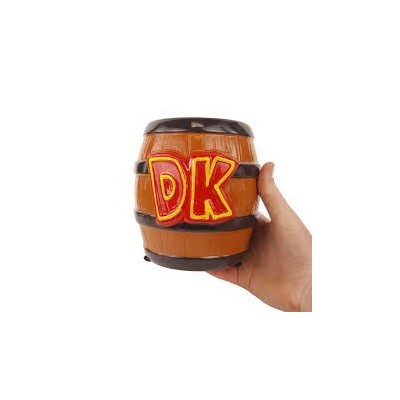 DONKEY KONG DK BARREL SHAPED MONEY BANK SALVADANAIO PYRAMID INTERNATIONAL