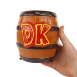 PYRAMID INTERNATIONAL DONKEY KONG DK BARREL SHAPED MONEY BANK