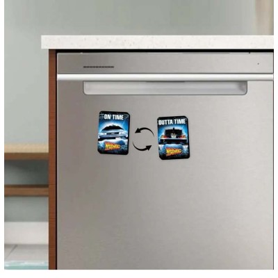 AQUARIUS ENT BACK TO THE FUTURE DOUBLE SIDE MAGNET