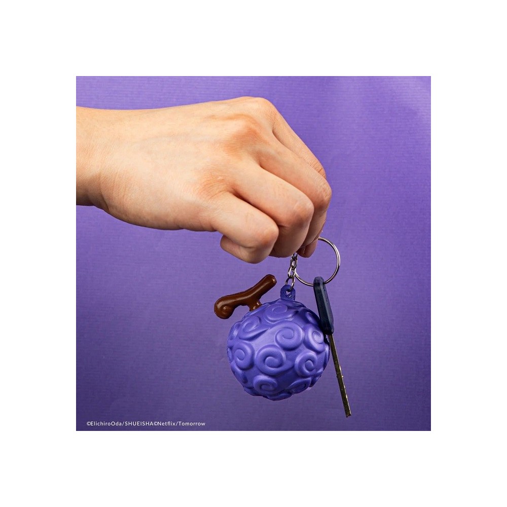 CINEREPLICAS ONE PIECE GUM GUM FRUIT SQUISHY KEYCHAIN