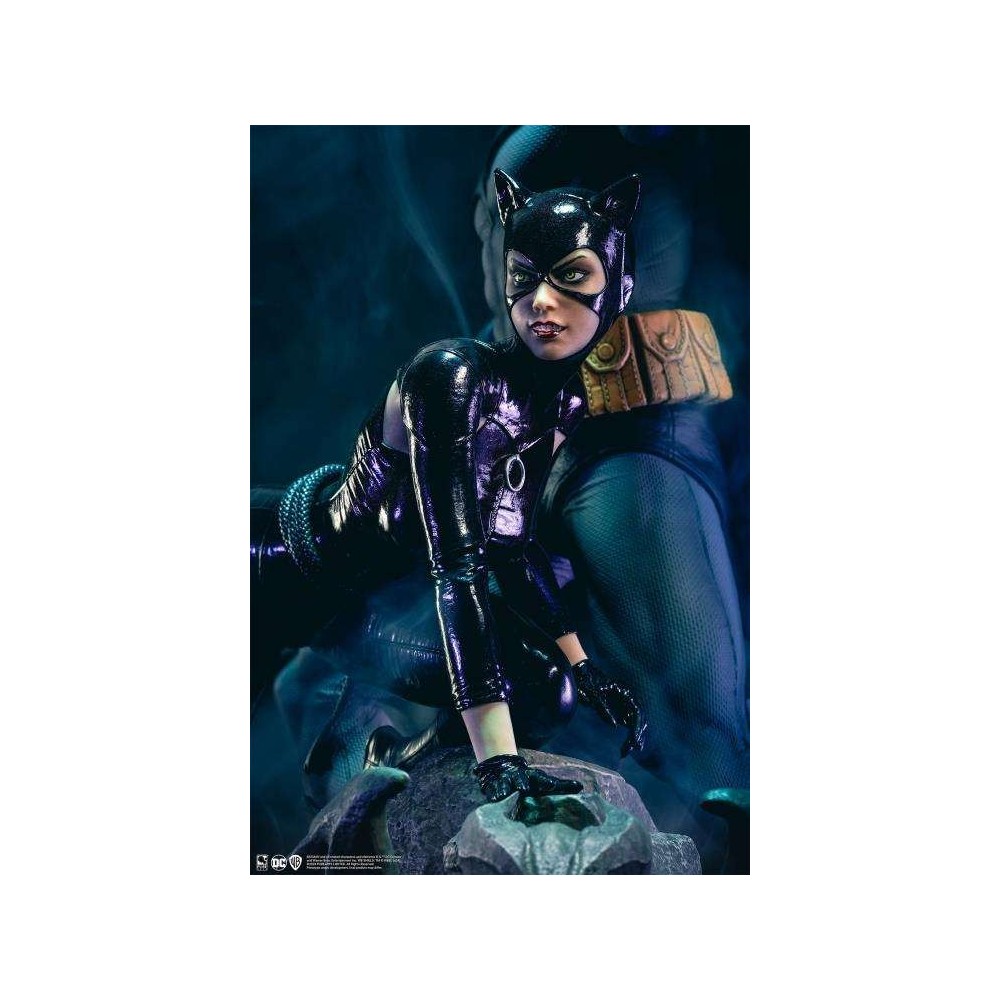 DC COMICS BATMAN AND CATWOMAN REUNION STATUA FIGURE PURE ARTS
