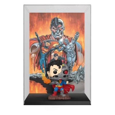 FUNKO POP! COMIC COVERS CYBORG SUPERMAN BOBBLE HEAD FIGURE FUNKO