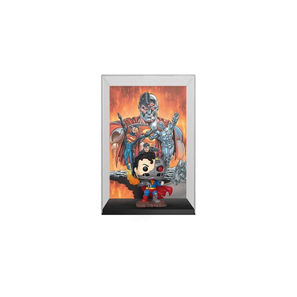 FUNKO POP! COMIC COVERS CYBORG SUPERMAN BOBBLE HEAD FIGURE FUNKO