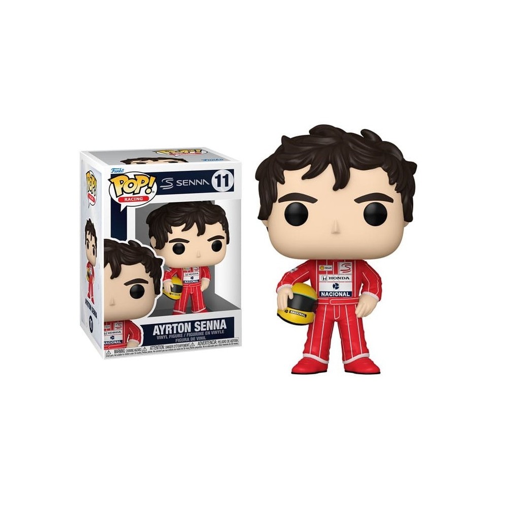 FUNKO POP! FORMULA 1 AYRTON SENNA BOBBLE HEAD FIGURE FUNKO