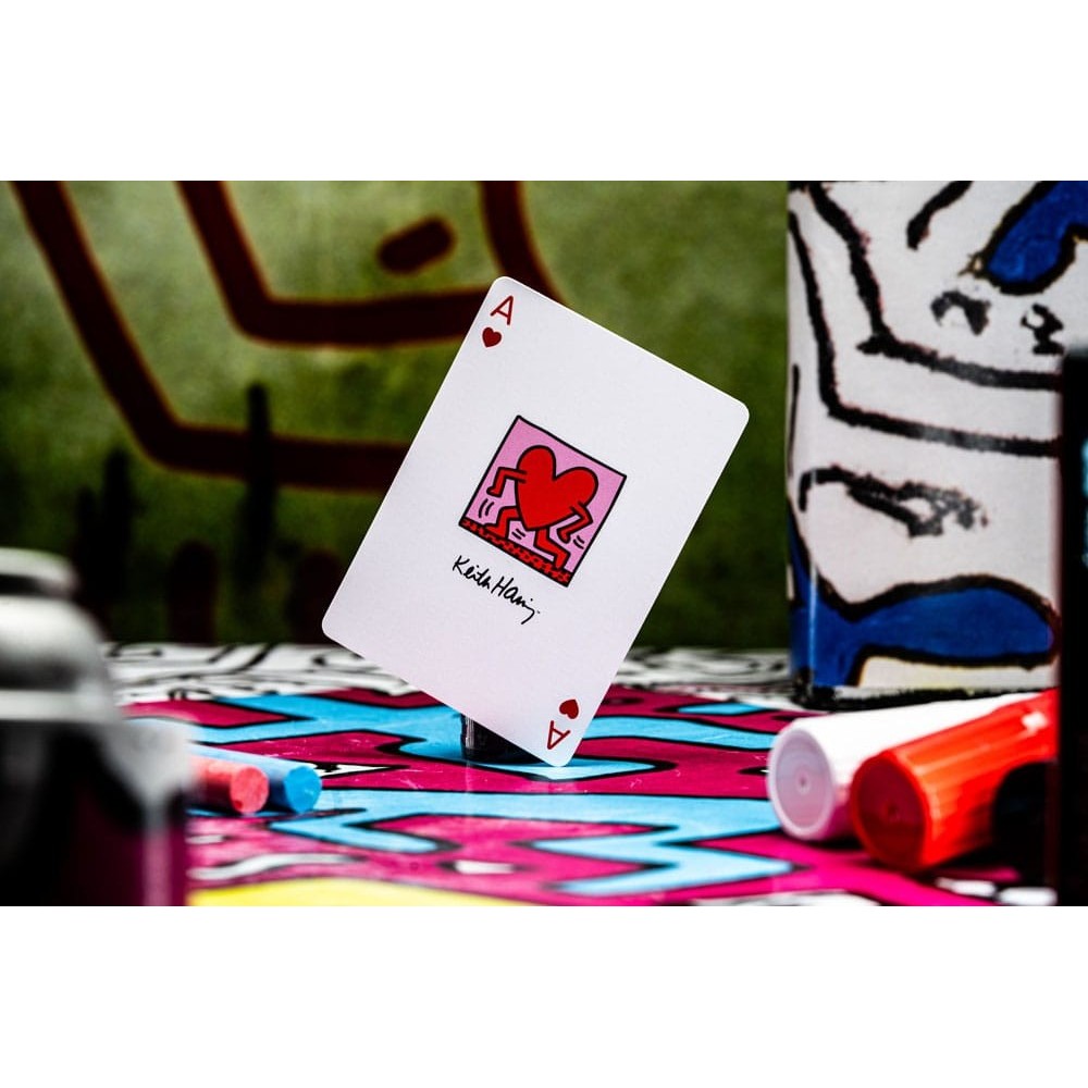 THEORY11 KEITH HARING POKER PLAYING CARDS PREMIUM DECK