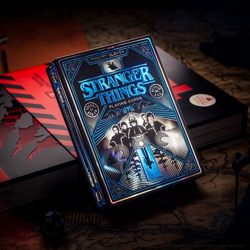 STRANGER THINGS POKER PLAYING CARDS PREMIUM BOX SET 3 MAZZI THEORY11