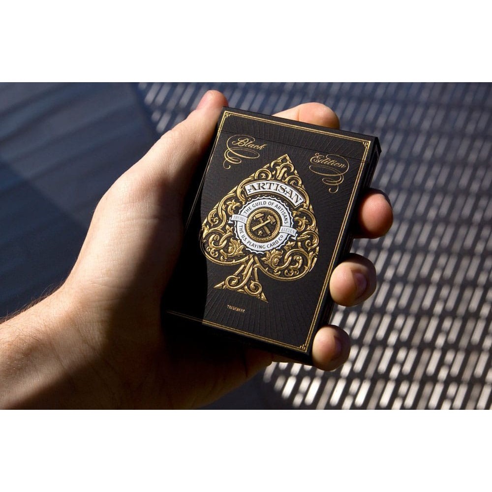 ARTISAN BLACK EDITION POKER PLAYING CARDS PREMIUM MAZZO THEORY11