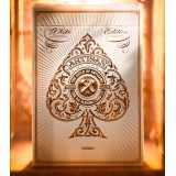 ARTISAN WHITE EDITION POKER PLAYING CARDS PREMIUM MAZZO THEORY11