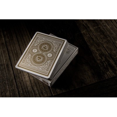 ARTISAN WHITE EDITION POKER PLAYING CARDS PREMIUM MAZZO THEORY11