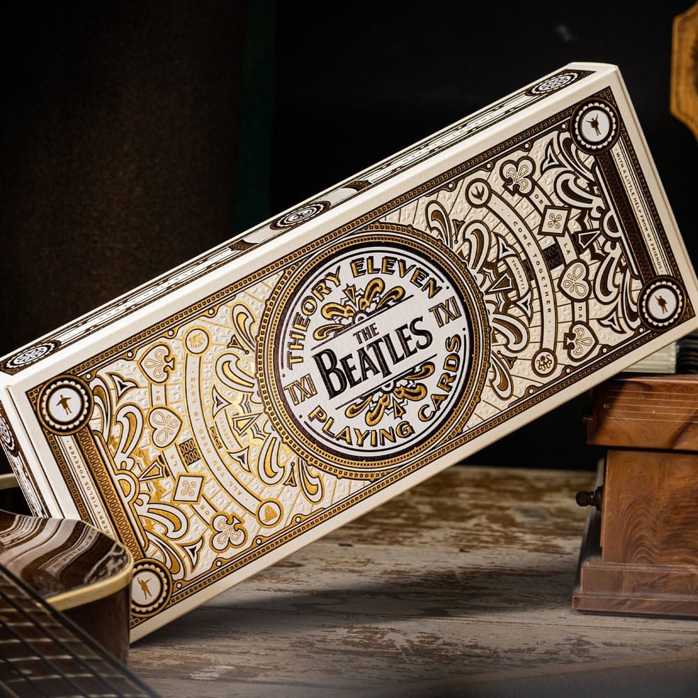 THE BEATLES POKER PLAYING CARDS PREMIUM BOX SET 4 MAZZI THEORY11