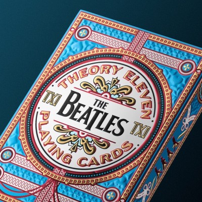 THE BEATLES POKER PLAYING CARDS PREMIUM BOX SET 4 MAZZI THEORY11