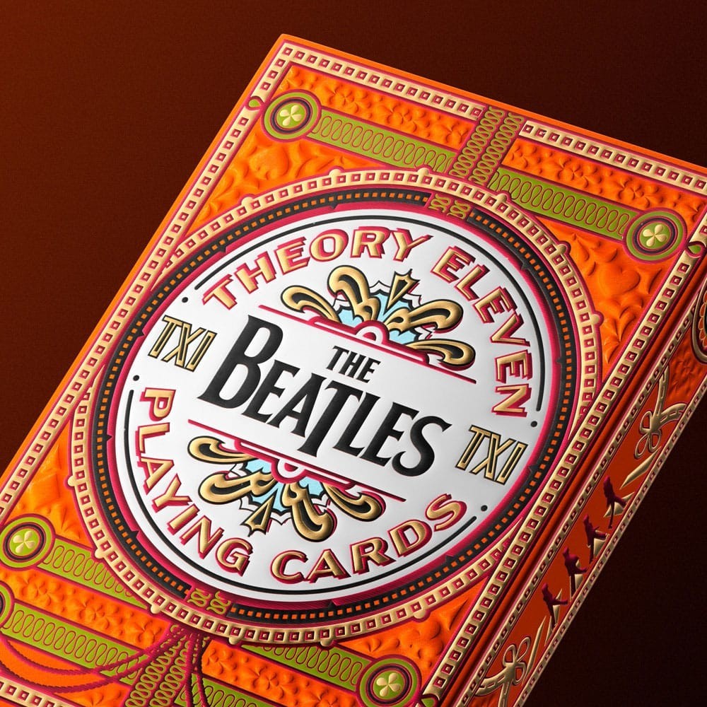 THE BEATLES POKER PLAYING CARDS PREMIUM BOX SET 4 MAZZI THEORY11