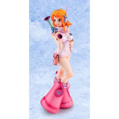 MEGAHOUSE ONE PIECE P.O.P. EVOLUTIONARY HISTORY NAMI PVC STATUE
