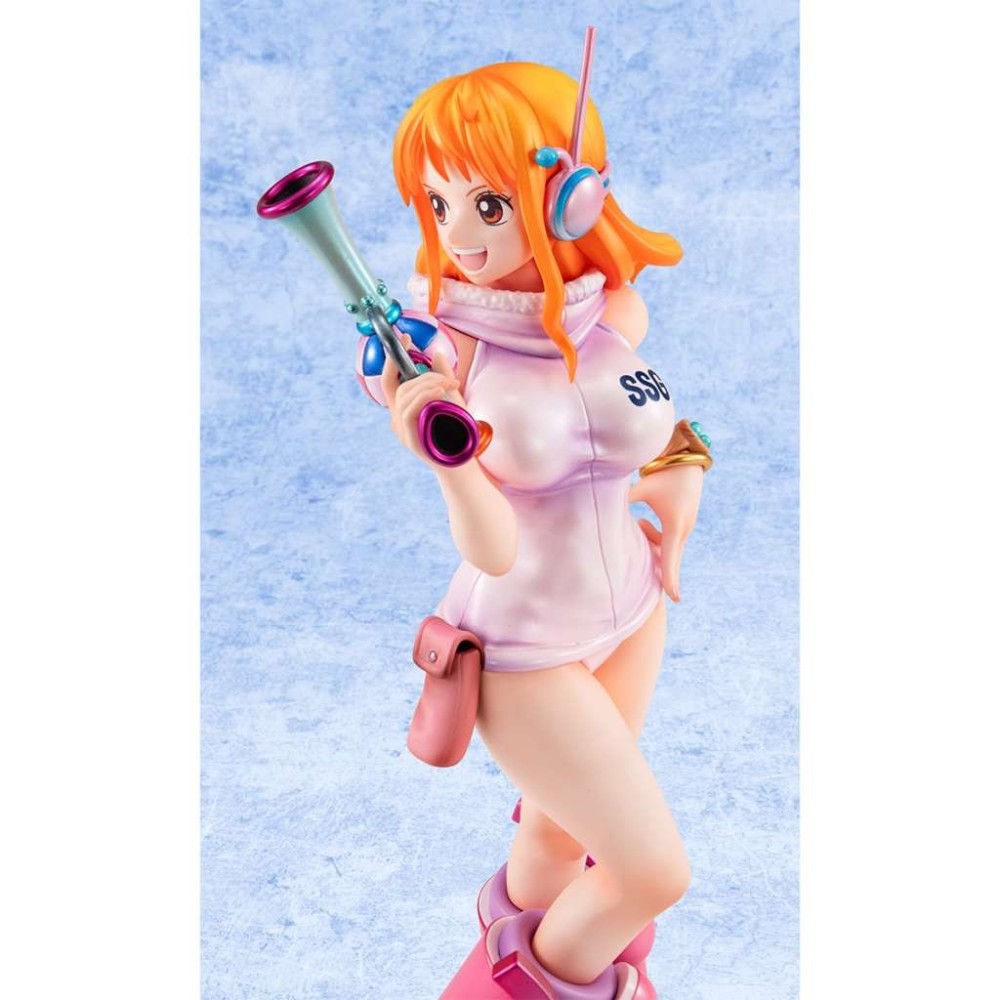 MEGAHOUSE ONE PIECE P.O.P. EVOLUTIONARY HISTORY NAMI PVC STATUE