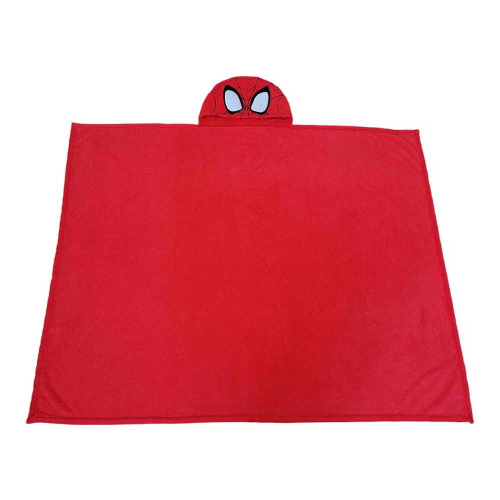MARVEL SPIDER-MAN COPERTA PILE CON CAPPUCCIO 120X150CM LYO