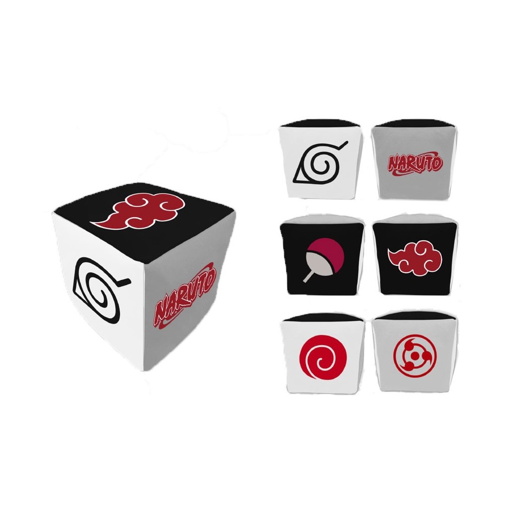 LYO NARUTO SHIPPUDEN SYMBOLS 25CM PLUSH CUBE