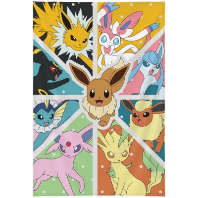 LYO POKEMON EEVEE TRANSFORMATIONS WALL DECOR 125X85CM
