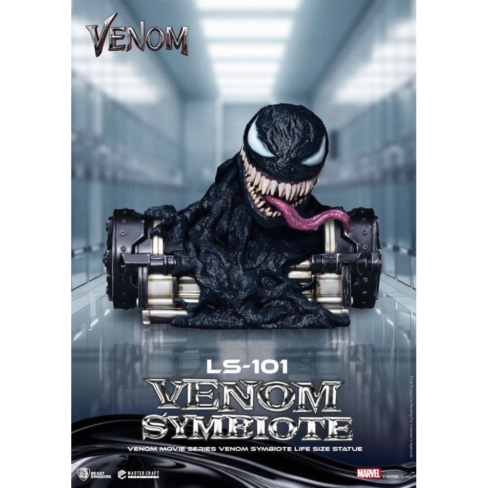 VENOM MOVIE SERIES VENOM SYMBIOTE LIFE SIZE STATUA BEAST KINGDOM
