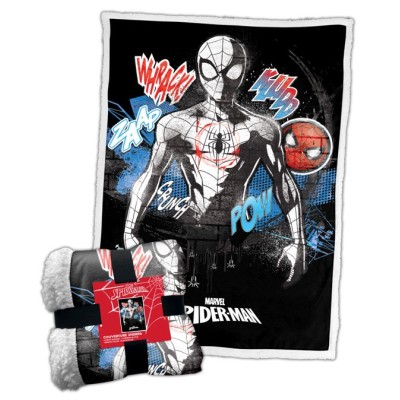 MARVEL SPIDER-MAN COPERTA IN PILE SHERPA 100X150CM LYO
