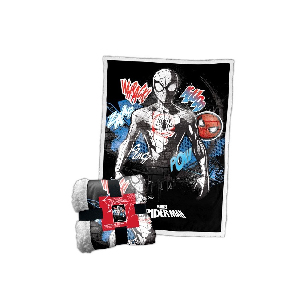 LYO MARVEL SPIDER-MAN FLEECE SHERPA BLANKET 100X150CM